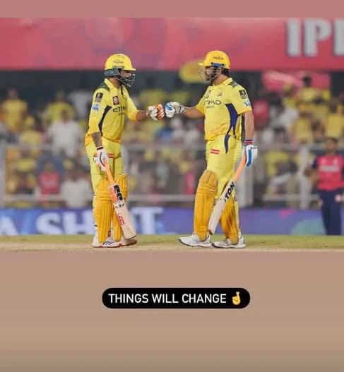 Ravindra Jadeja Instagram story with MS Dhoni 